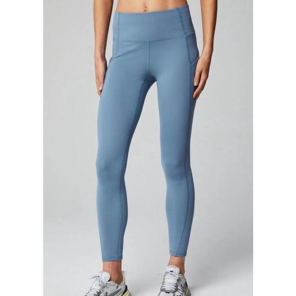 Fabletics Oasis PureLuxe Women’s High-Waisted Elemental Blue Leggings Size S/M‌‌ - Picture 1 of 8